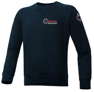 Sweat ambulancier col rond de la gamme SILVER.